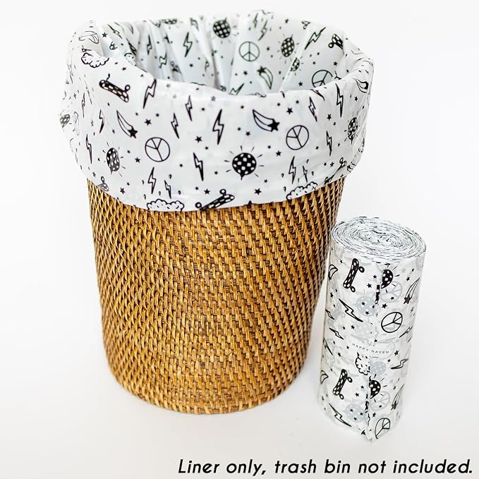 Happy Haven Trash Bags for 2, 4 Gallon Trash Can, Small Garbage Bags - Image 4