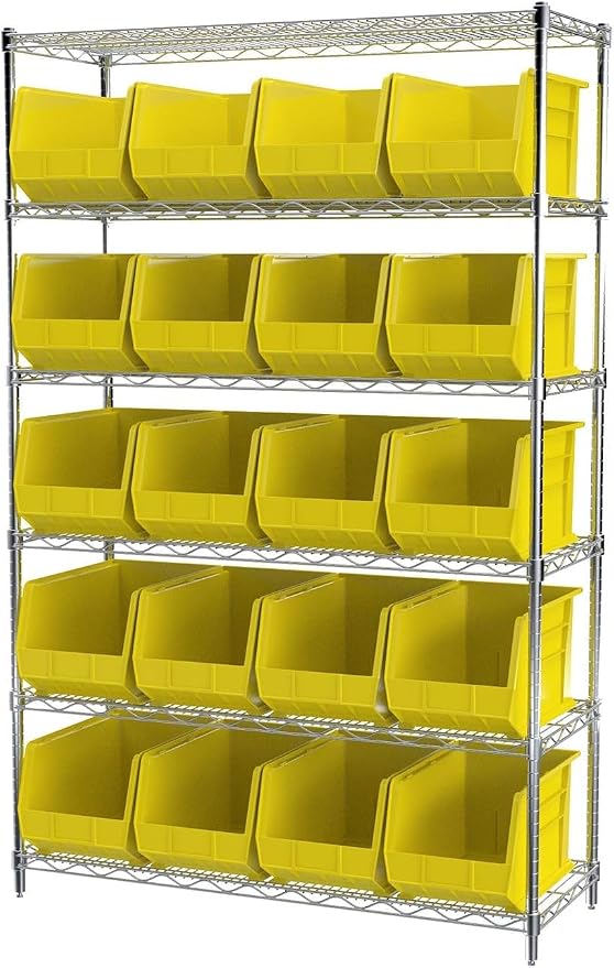 Akro-Mils 30260 AkroBins Plastic Storage Bins, Space-Saving Stackable Bins - Image 5