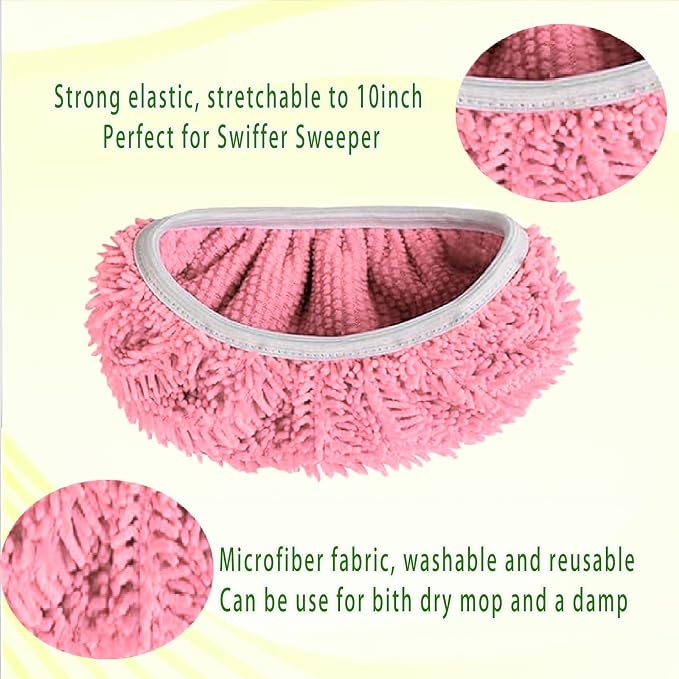 Reusable Microfiber Mop Pads for Swiffer Sweeper - Image 2