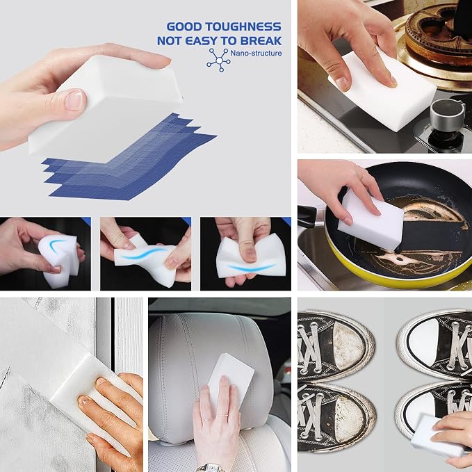 10Pack Melamine Sponges for Multi-Purpose Cleaning - Image 5