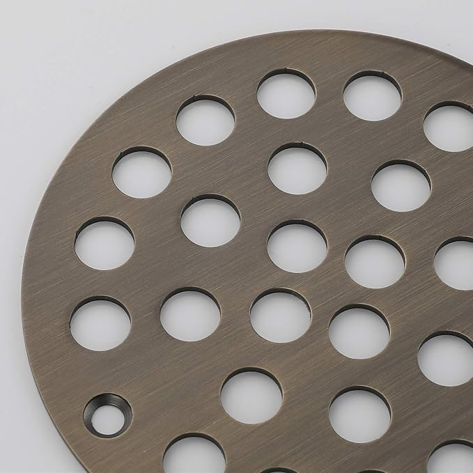 4-Inch Screw-in Shower Strainer Drain Cover Replacement Floor Strainer - Image 5
