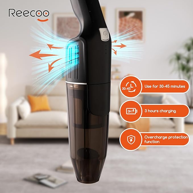 Cordless Stick/Handheld Vacuum Cleaner, 10-17Kpa 2-Level Powerful Suction - Image 6