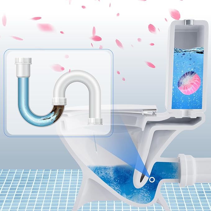 Qualirey 100 Pack Automatic Toilet Cleaner Tablets Toilet Bowl Long Lasting - Image 4