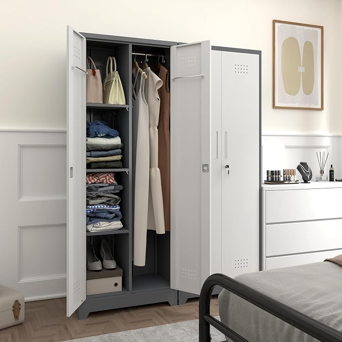 Broom Closet, Metal Storage Cabinet - Image 8