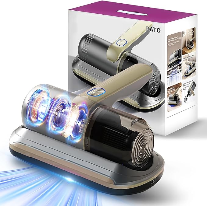 PATO Mattress Vacuum Cleaner, Wireless Handheld Bed Vacuum Cleaner by PATOUS