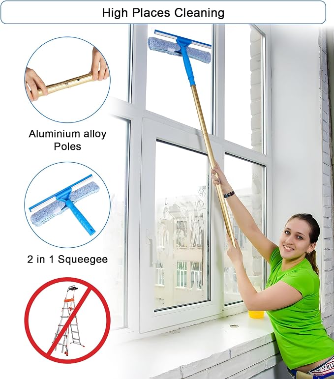 2 in 1 Window Squeegee Cleaning Kit - Image 3