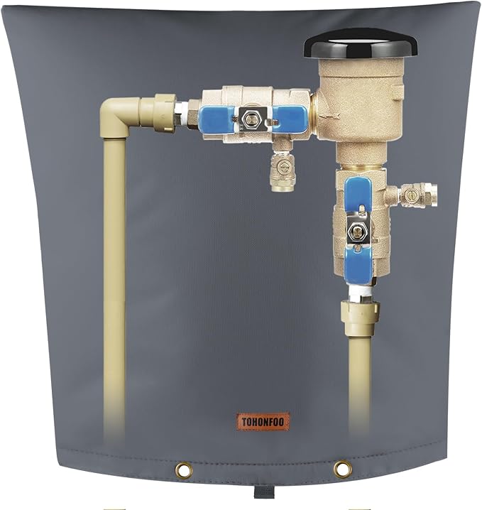 TOHONFOO Backflow Preventer Pipe Insulation Cover by TOHONFOO