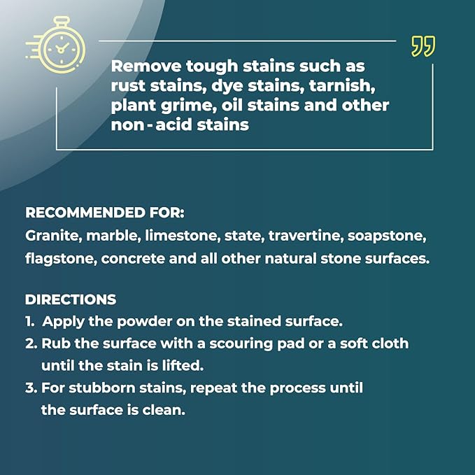 Skylarlife Multi-purpose Surface Stone Cleaning Powder to remove rust stain - Image 6
