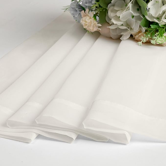 Chyhomenyc Sheer Window Valance Curtains, Light Filtering Valances Windows - Image 8