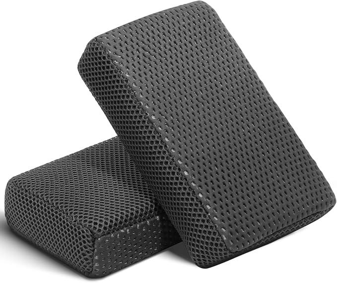 Car Wash Sponge, Dual Sided Car Clay Scrubber by JIURAIN