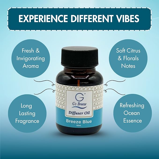 G's Breeze Breeze Blue Diffuser Oil Refill - Image 6