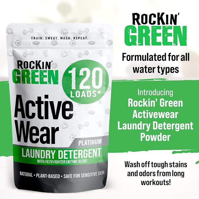 Rockin' Green Laundry Detergent, Plant based, All Natural Laundry Detergent - Image 3