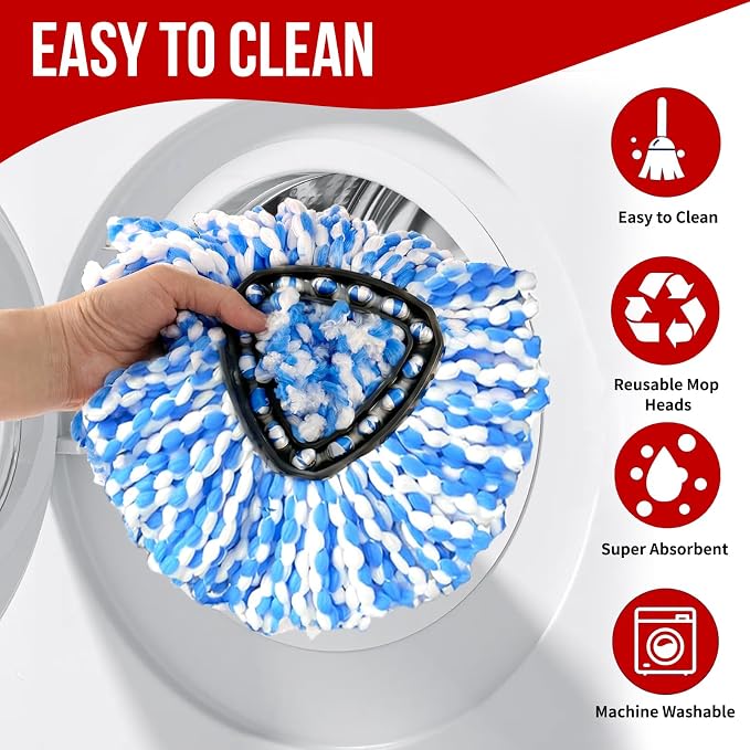 Spin Mop Head, Handle Replacement - Image 3