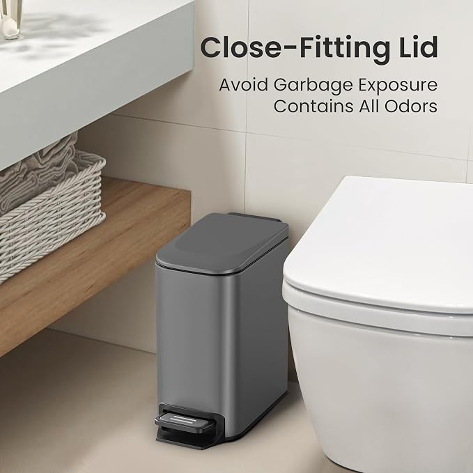 Cesun Small Bathroom Trash Can - Image 8