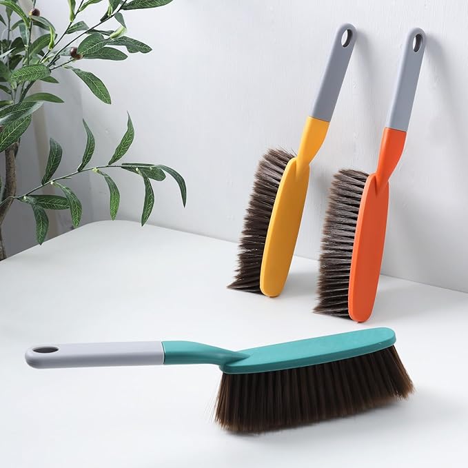 1 Pack 15" Soft Bristle Hand Broom, Counter & Couch Brush, Dusting & Hair - Image 7