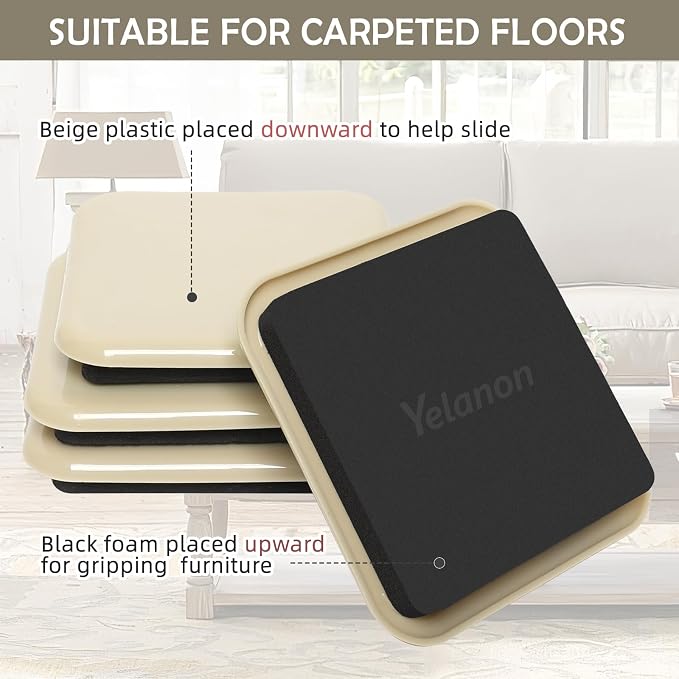 Yelanon Furniture Sliders, Furniture Pads - Image 3