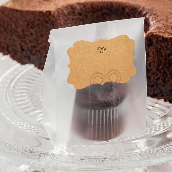 Dark Kraft Labels Stickers - Image 5