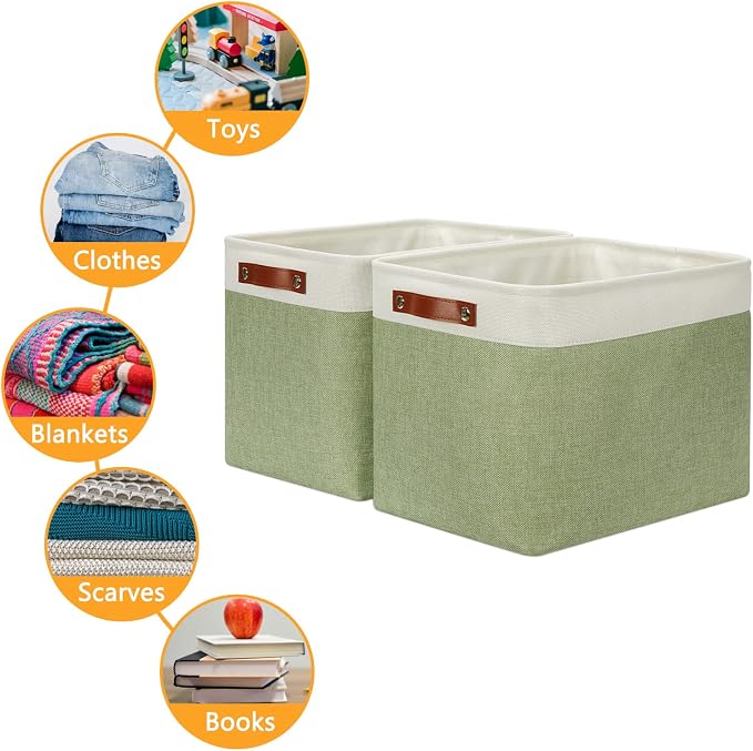 DULLEMELO 2-Pack Large Storage Baskets - Image 4