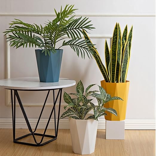 2 Pack Small Trash Can 1.8 Gallon Waste Basket Bathroom Garbage Bin - Image 3