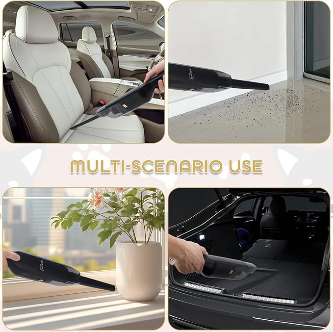 Handheld Vacuum Cordless, High Power Suction, USB Quick Charge, Car Vacuum - Image 6