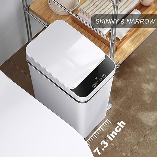 Yatmung Skinny Trash Can Automatic Touchless - Image 3