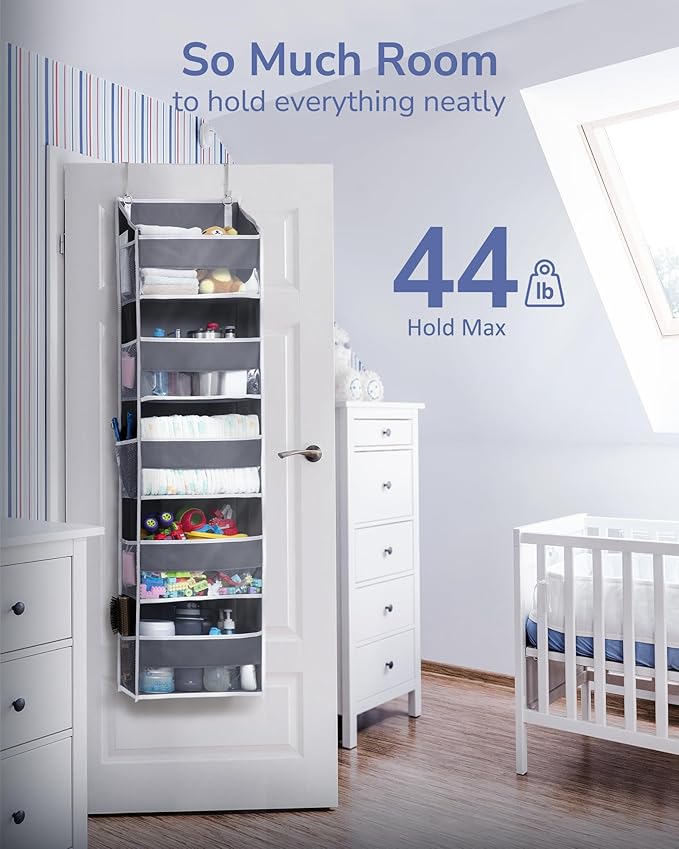 ULG 1 Pack Compact Size Over Door Organizer Slim Door Storage - Image 7