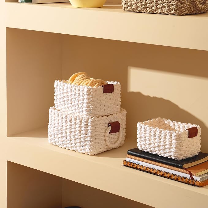 LA JOLIE MUSE Woven Storage Baskets - Image 2