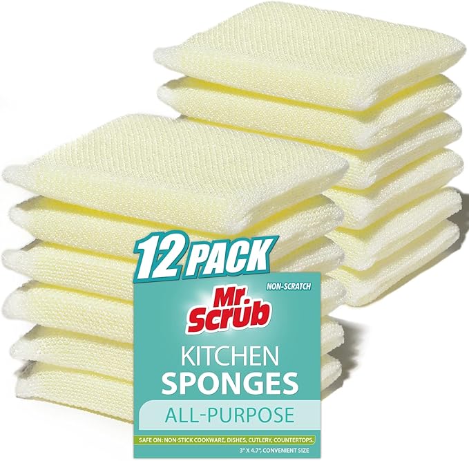 All-Purpose Sponges, Non Scratch, by MrScrubCleaninghelpers
