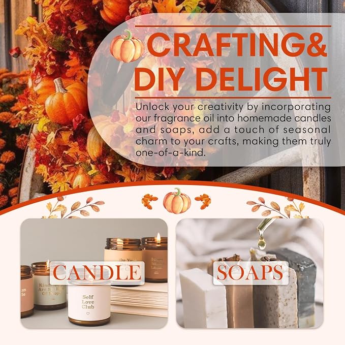SALKING Autumn Wreath Fragrance Oil, 120ml Premium Essential Oils - Image 5