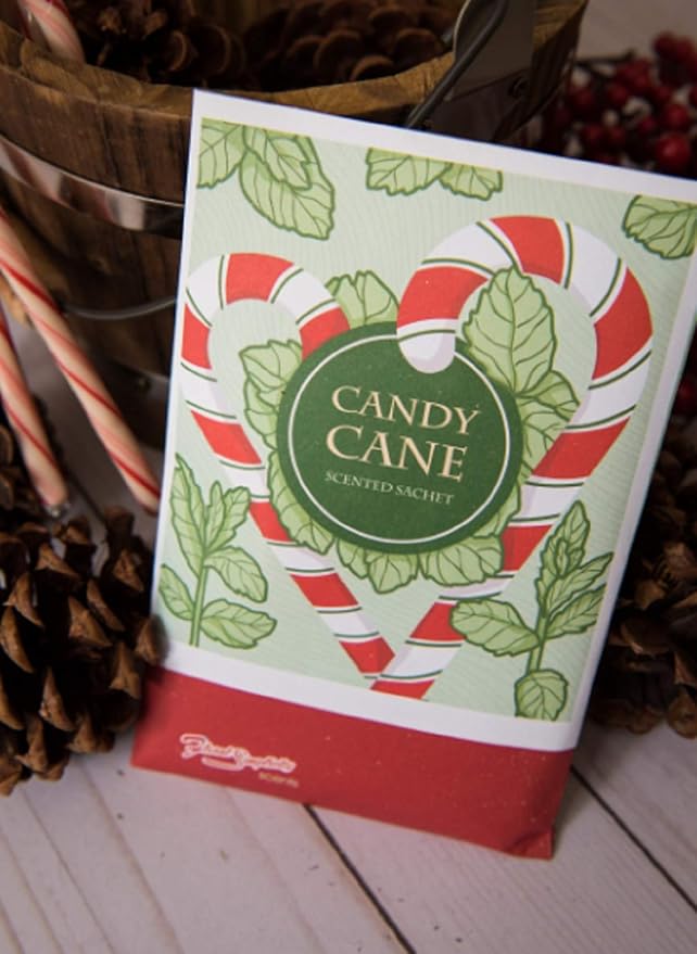 Floral Simplicity Candy Cane Scented Sachets Pack of 6, Fall & Winter - Image 6