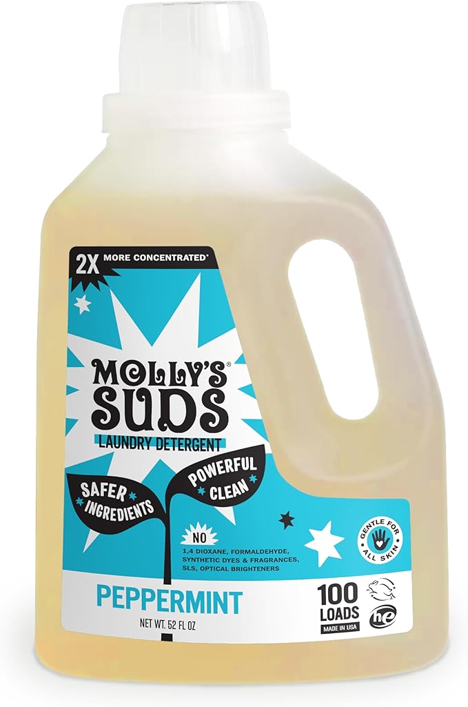 Molly's Suds Liquid Laundry Detergent | Clean Laundry Detergent Soap by MollysSuds
