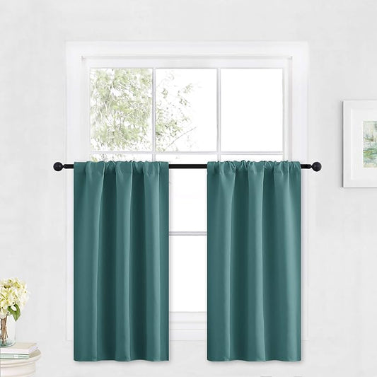 RYB HOME Bathroom Window Curtains by RYBHOME