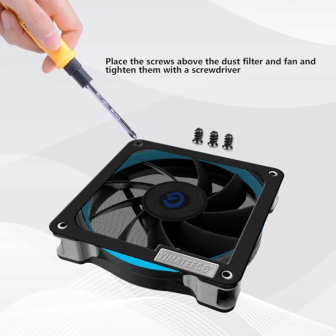140mm PC Dust Filter for Computer Cooler Fan/PSU/Routers PVC 50 Mesh, Magnetic - Image 6