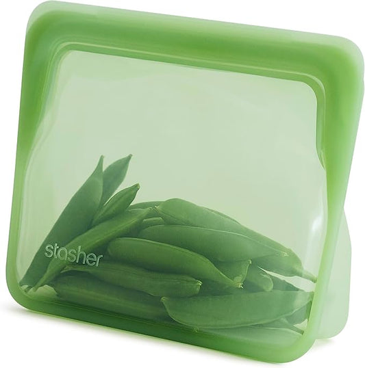 Stasher Premium Silicone Reusable Food Storage Stand-Up Mini Bag, Sous Vide by Stasher