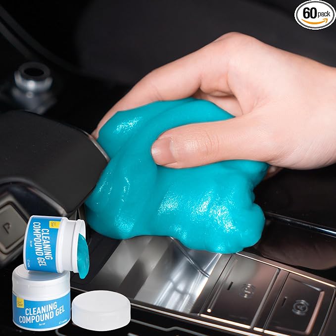 CLICK CLEAN 2Pcs Cleaning Gel for Car, 7oz Car Detailing Tools, Cleaning Putty by CLICKCLEAN