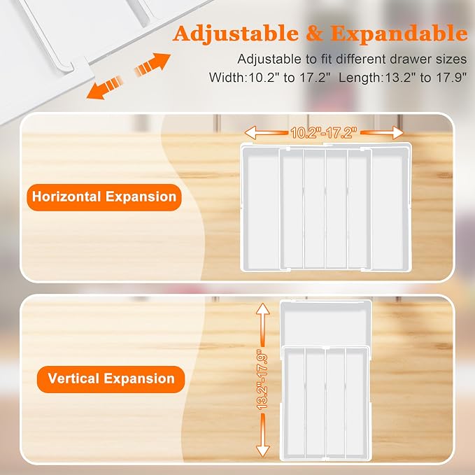 Expandable Large Silverware Organizer - Image 4