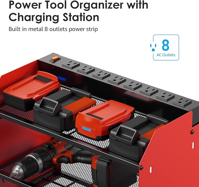CCCEI Set Power Tool Organizer Wall Mount - Image 2