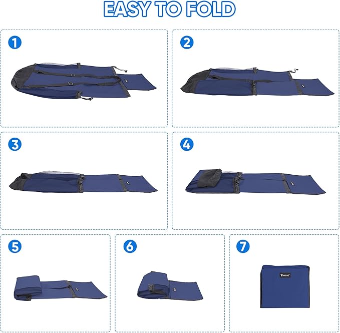 BALEINE 120L Laundry Bag Backpack, 900D Oxford Fabric Large Travel Laundry Bags - Image 6