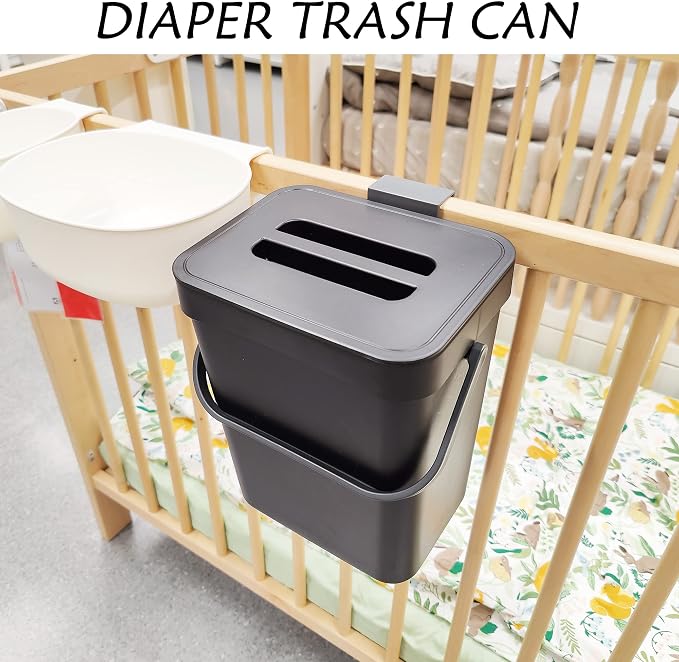stonespace Kitchen Compost Bin for Countertop, Hanging Small Trash Can - Image 6