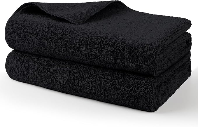 HOMEXCEL Professional Large Microfiber Car Drying Towels 2 Pack, Lint Free by HOMEXCEL