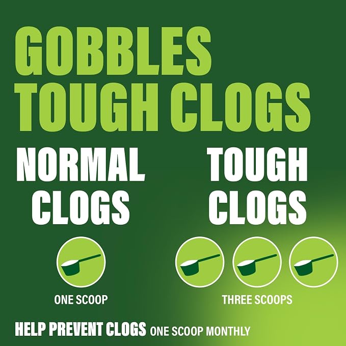 Green Gobbler Drain Clog Remover & Drain Cleaner Powder, 20+ Treatments - Image 6