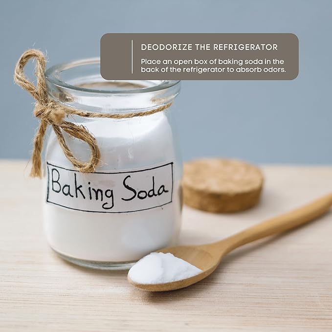 Kidu Baking Soda For Cleaning, Aluminum Free Baking Soda Bulk, Sodium - Image 4