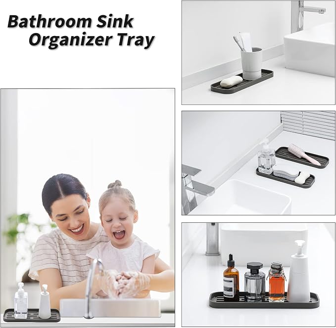 Silicone Kitchen Sink Organizer Tray - Image 4
