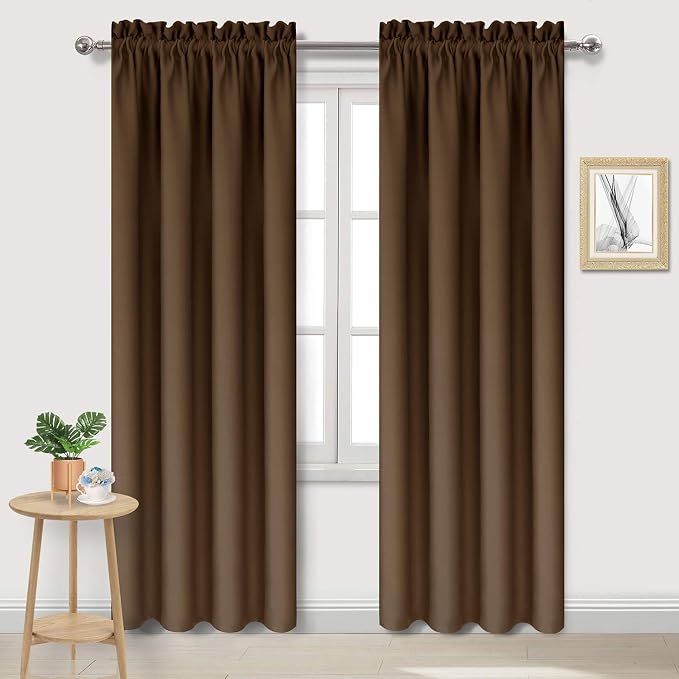 DWCN Blackout Curtains for Bedroom – Thermal Insulated Energy Saving Drapes for by DWCN