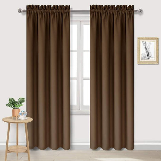 DWCN Blackout Curtains for Bedroom – Thermal Insulated Energy Saving Drapes for by DWCN