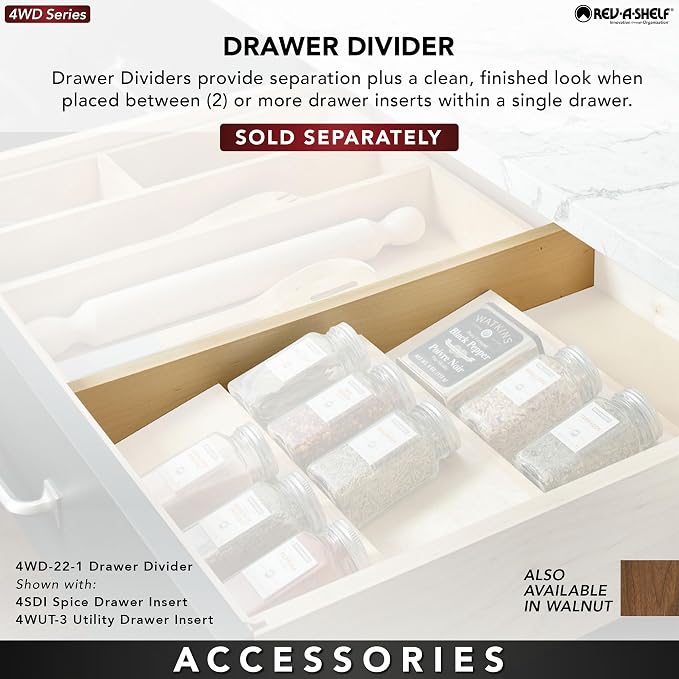 Rev-A-Shelf Trim-to-Fit Silverware Drawer Organizer - Image 6