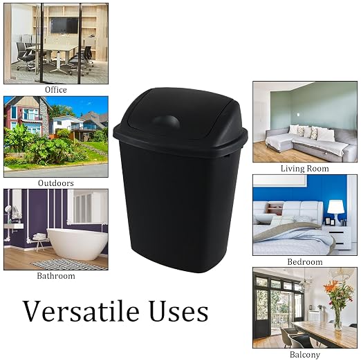 4 Packs Commercial Heavy-Duty Trash Can - Image 5