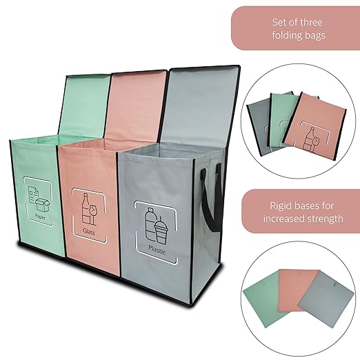 NYIKA - Recycling Organizer - Reusable Recycling Bags - Recycling Sorter - - Image 4