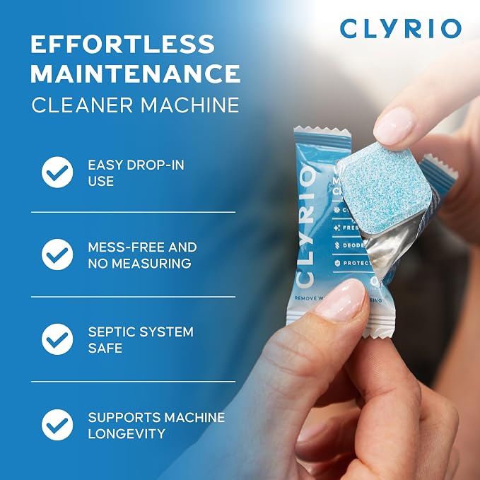 Clyrio Washing Machine Cleaner, 1-Year Supply of Washing Machine Cleaning - Image 5