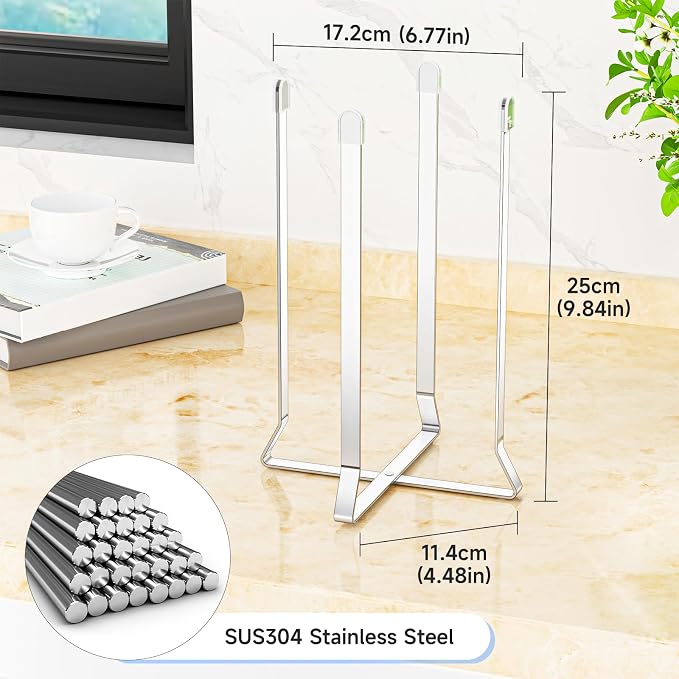 Water Bottle Drying Rack, Collapsible Bottle Rack Dryer, Stainless Steel Baby - Image 3